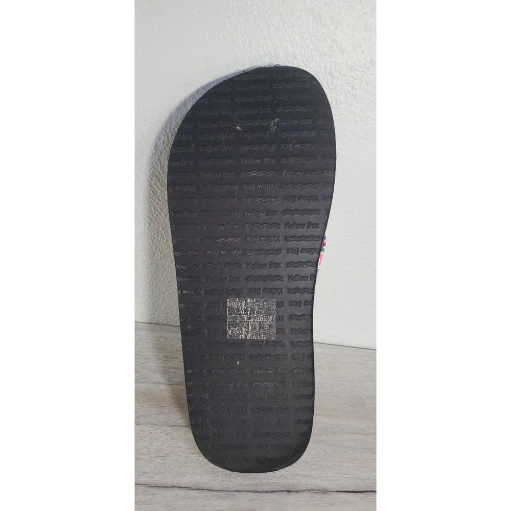 Women's Yellow Box Mellow Mat 8.5 Sandal Flip Flop Summer Beach Shoes - Picture 11 of 12